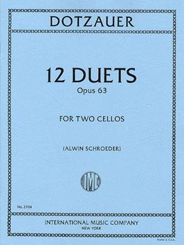 Dotzauer, J J F: Twelve Duets op. 63