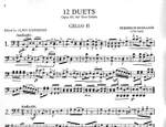 Dotzauer, J J F: Twelve Duets op. 63 Product Image