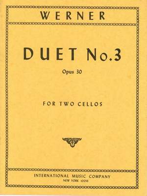 Werner, J: Duet No. 3 op. 30