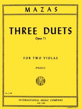 Mazas, J: Three Duets op.71