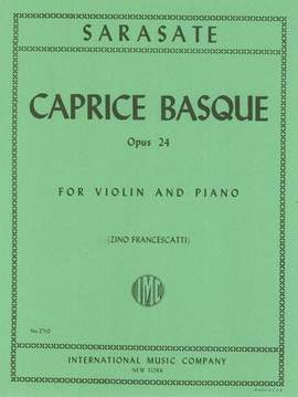Sarasate: Caprice Basque op.24