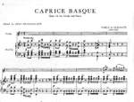 Sarasate: Caprice Basque op.24 Product Image