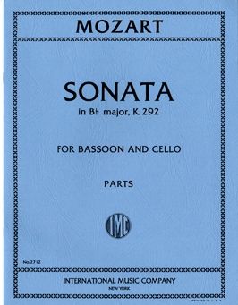 Mozart, W A: Sonata Bbmaj Bsn Vc