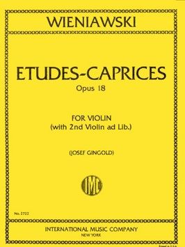Wieniawski, H: Six Etudes-Caprices op.18