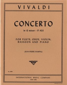 Vivaldi, A: Concerto in G Minor RV 105