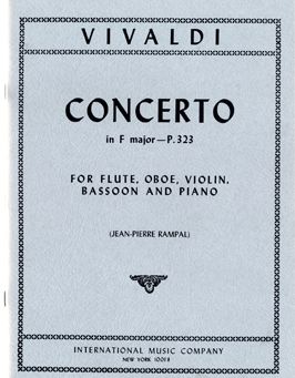Vivaldi, A: Concerto in F major F major RV 99 P 323