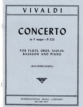 Vivaldi, A: Concerto in F major RV 99 P 323