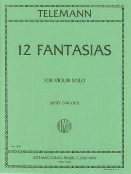 Telemann: Twelve Fantasias Solo.vln
