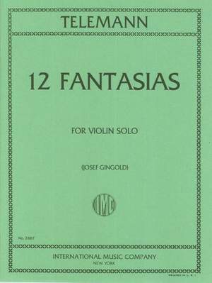 Telemann: Twelve Fantasias Solo.vln