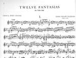 Telemann: Twelve Fantasias Solo.vln Product Image