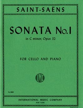 Saint-Saëns, C: Sonata No1 C Min Op32 Vc Pft