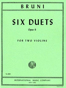 Bruni, A B: Six Duets op.6