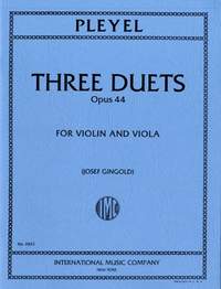 Pleyel, I J: Three Duets op. 44