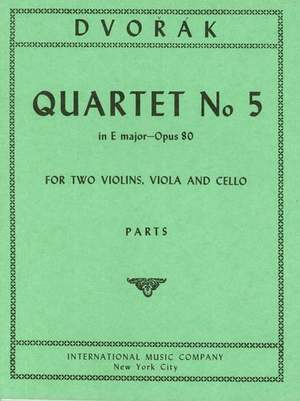 Dvořák, A: String Quartet No.5 Emaj Op80