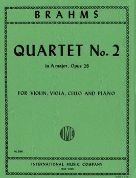 Brahms, J: Quartet No. 2 in A major A major op. 26