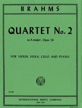 Brahms, J: Quartet No. 2 in A major op. 26