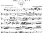 Saint-Saëns, C: Sonata No. 1 in D minor op.75 Product Image