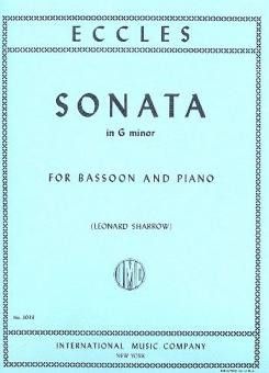 Eccles, H: Sonata G minor