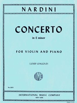 Nardini, P: Concerto in E minor