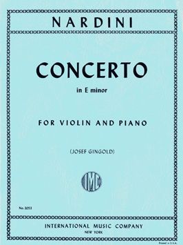Nardini, P: Concerto in E minor E minor