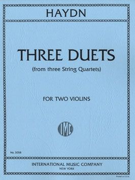 Haydn, J: Three Duets from Three String Quartets Hob.III/40, 20 & 23a