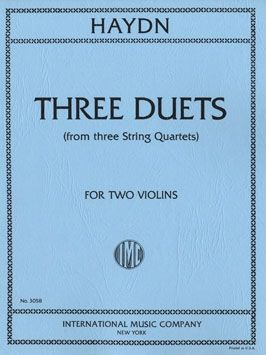 Haydn, F J: Three Duets from Three String Quartets Hob.III/40, 20 & 23a