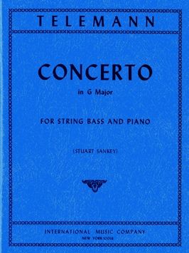 Telemann: Concerto G Maj Kb Pft Red