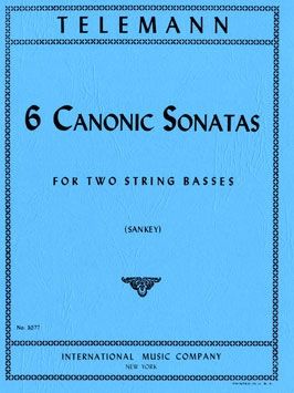 Telemann: Six Canonic Sonatas for Two String Basses