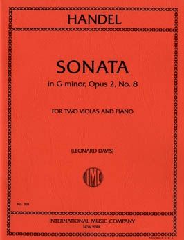 Handel, G F: Sonata in G minor G minor op.2/8