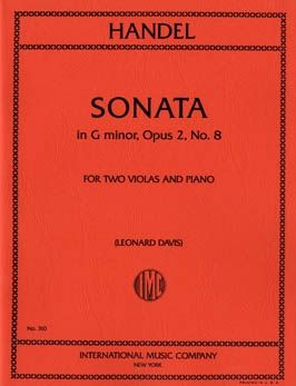 Handel, G F: Sonata in G minor op.2/8
