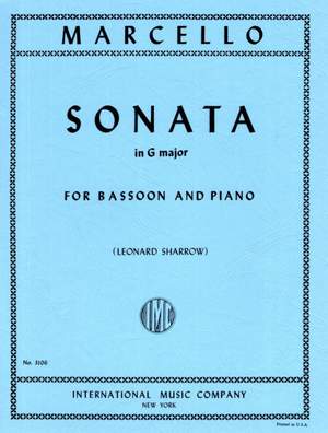 Marcello, B: Sonata in G major G major