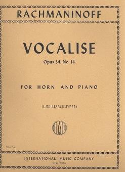 Rachmaninoff, S W: Vocalise op. 34/14