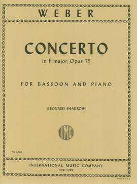 Weber, C M v: Concerto F major F major op. 75