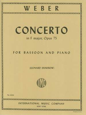 Weber, C M v: Concerto F major op. 75