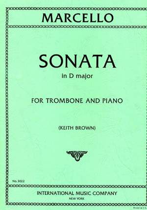 Marcello, B: Sonata D Maj Trom Pft