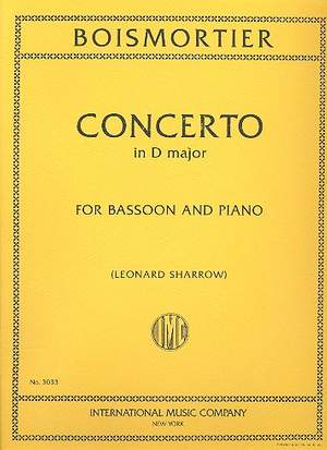 Boismortier, J B d: Concerto in D major