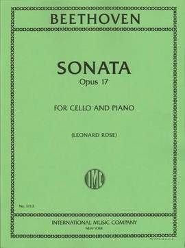 Beethoven: Horn Sonata Fmaj Op17 Vc Pft