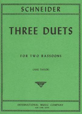 Schneider, G A: Three Duets