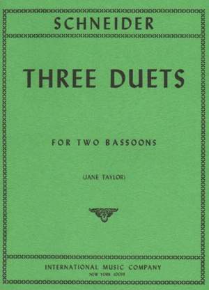 Schneider, G A: Three Duets