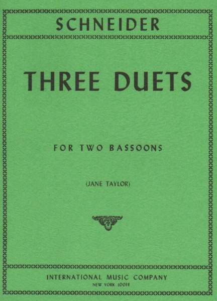 Schneider, G A: Three Duets