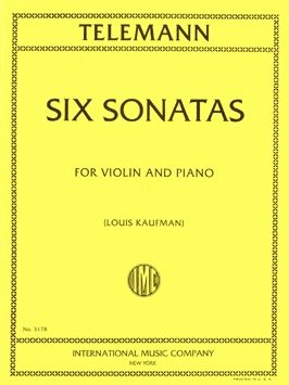 Telemann: Six Sonatas Vln Pft