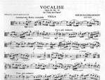 Rachmaninoff, S W: Vocalise op. 34/14 Product Image