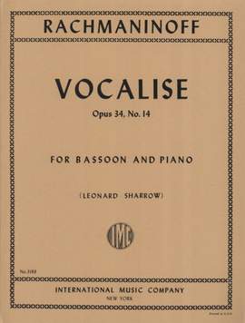 Rachmaninoff, S W: Vocalise op. 34/14