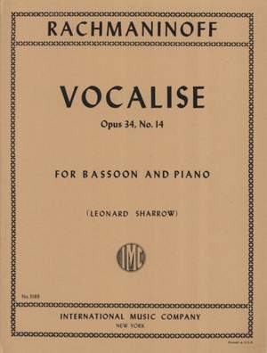 Rachmaninoff, S W: Vocalise op. 34/14