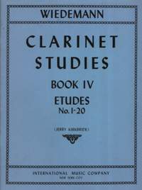 Wiedemann, L: Clarinet Studies Book 4 Book 4