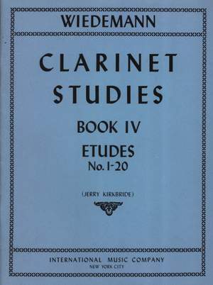 Wiedemann, L: Clarinet Studies Book 4 Book 4