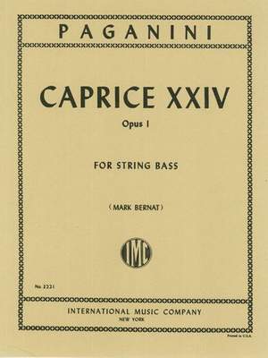 Paganini, N: Caprice XXIV op. 1/24