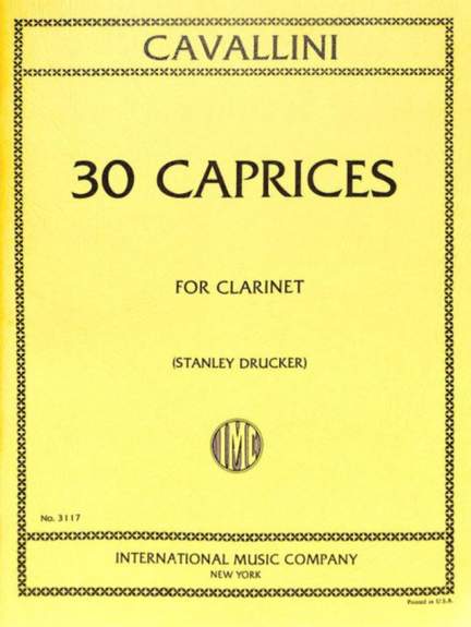 Cavallini, E: 30 Caprices