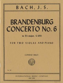 Bach, J S: Brandenburg Concerto No.6 BWV1051