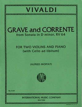 Vivaldi: Grave and Courette from Sonata D minor op.1/8 RV64